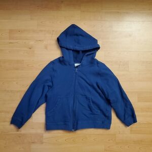 Hanna Andersson Boys Blue Hooded Jacket - size 6